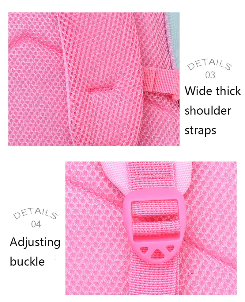 Children Girl Backpack With Large Capacity Waterproof Unicorn Print Teen School Bag for 2-16 Year Olds Cute Kawaii Kid Backpack