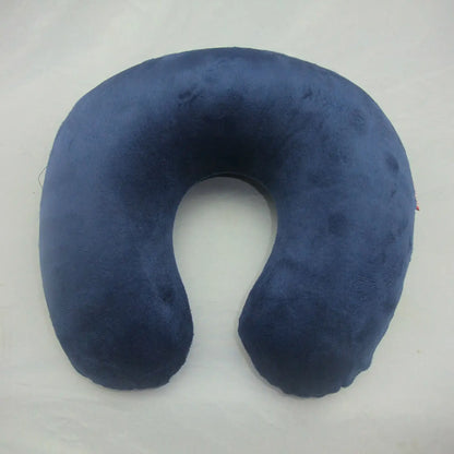 5 Colors Portable Mini Travel Pillow Ultralight Air Inflatable Memory Foam U Shaped Pillow Outdoor CampingTravel Soft Pillow