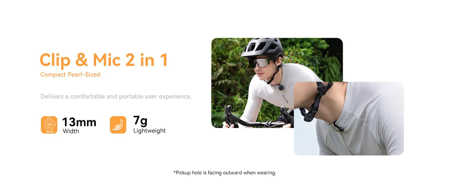 Hollyland Lark M2s Wireless Microphone System Noise Cancellation Lavalier Mic for iPhone Camera Android Video Vlog Interview