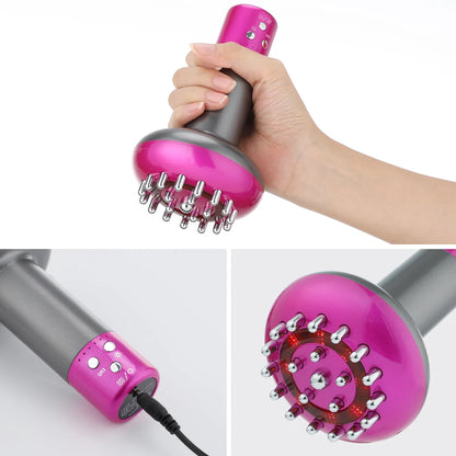 Electric Lymphatic Drainage Machine Meridian Body Massage Brush Microcurrent Anti Cellulite Guasha Physiotherapy Apparatus