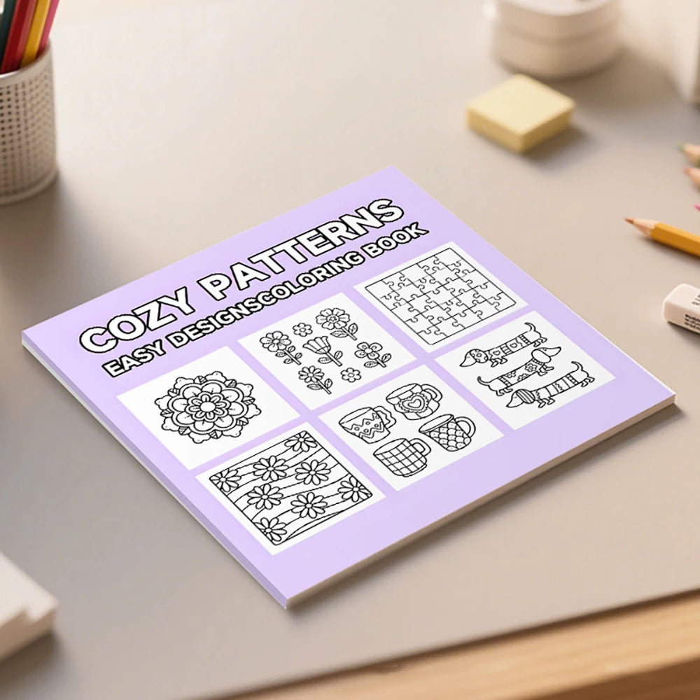 Coloring Book for Kids & Adults: Large Drawing Sketchbook with Blank Pages, Perfect for Sketching, Art Supplies ﻿