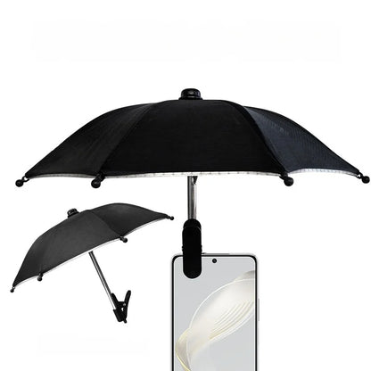 Mobile Phone Sunshade Small Umbrella Mobile Phone Holder Outdoor Portable Cover Sunshade Holder Mobile Phone Holder Accessories