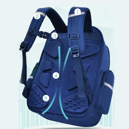 E8FB Lightweight Capybara Backpack for Kids Lovely and Breathable School Bag with Large Storage Space and Adjustable Strap