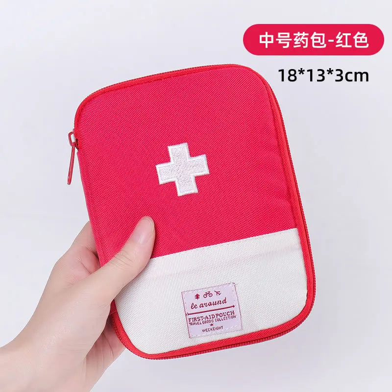 Portable Medium Bag First Aid Pouch Survival Kit Car Emergency Kit Empty First Aid Box Medical Supplies Survival Kit