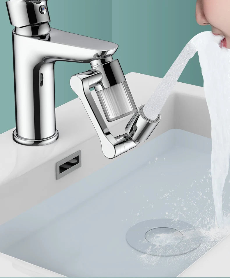 New Kitchen Faucet Extender with Filter 2 Modes Metal Universal Swivel Bubbler Nozzle 1440° Rotate Filtered Faucet Extension