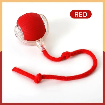 Smart Interactive Cat Toys Ball Auto Electric Rolling Ball Toys for Cat Kitty Pet Automatic Training USB Rechargeable Cat Toy