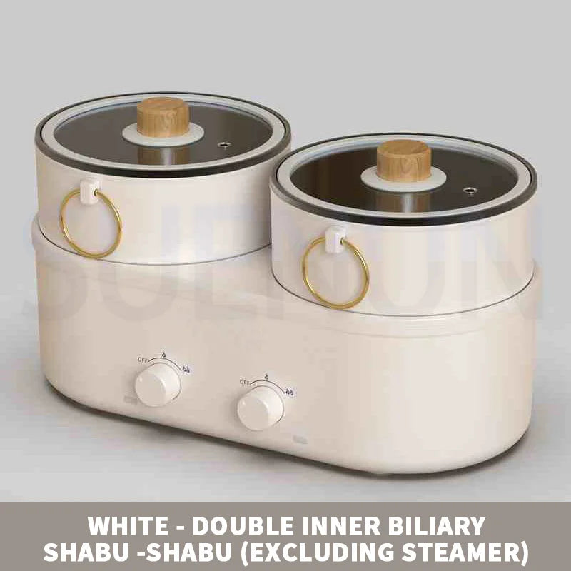 Electric Hot Pot Split -Shaped Electric Cooker Frying All -in -one Cooking Pot Multifunctional Electric Boiled Pot
