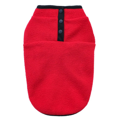 Autumn Winter Soft Puppy Cats Coat Warm Fleece Vest for Small Medium Dogs Clothes Chihuahua French Bulldog Costume Pet Waistcoat