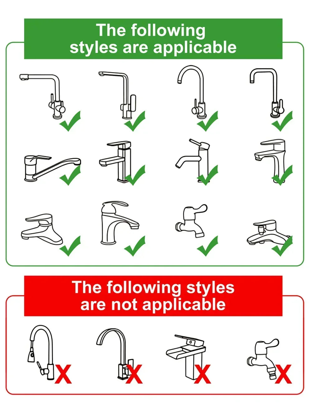 Universal 1080° Rotation Faucets Extender Sprayer Head Kitchen Robot Arm Extension Faucet Aerator Mixer Bubbler Water Tap Nozzle
