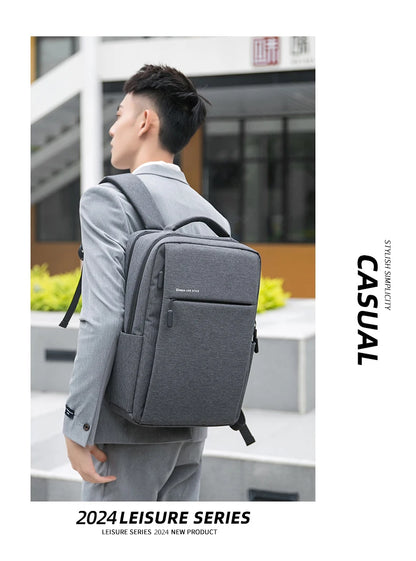 40L Laptop Backpack Durable 17 Inch for Men Women with USB Charger Port & Luggage Sleeve Sturdy College Rucksack Bag For Macbook