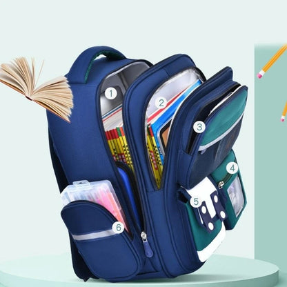 E8FB Lightweight Capybara Backpack for Kids Lovely and Breathable School Bag with Large Storage Space and Adjustable Strap