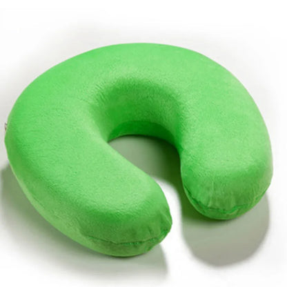 Memory Foam Neck Pillow Resting Head Neck U Shape Soft Travel Pillow For Office Train Rest Airplane 15 Colors Neck Pillows