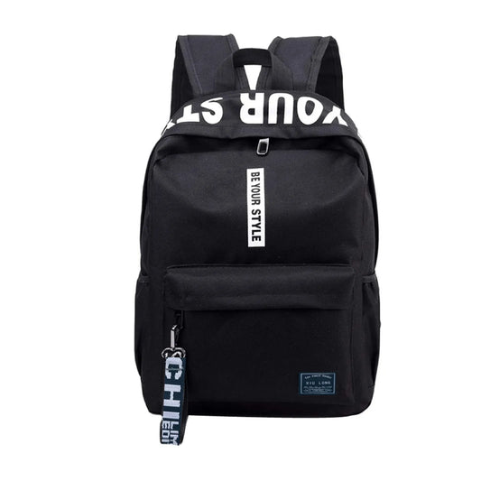 2024 Men School Backpack Black Nylon Bagpack Female Anti Theft Rucksack Casual Lady Travel Backpacks Korean Back Pack Mochila