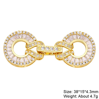Juya 18K Real Gold Plated Accessories DIY Needlework Beads Pearls Jewelry Making Fastener Closures Lobster Lock Clasps Supplies