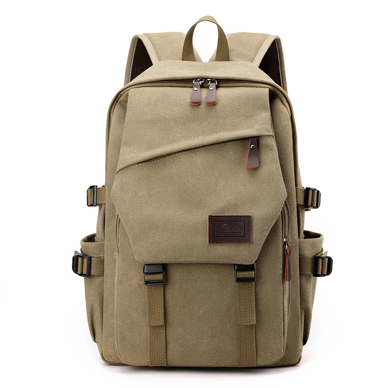 Men's large capacity travel backpack, suitable for different groups of people, adjustable shoulder strap length, multi compartme