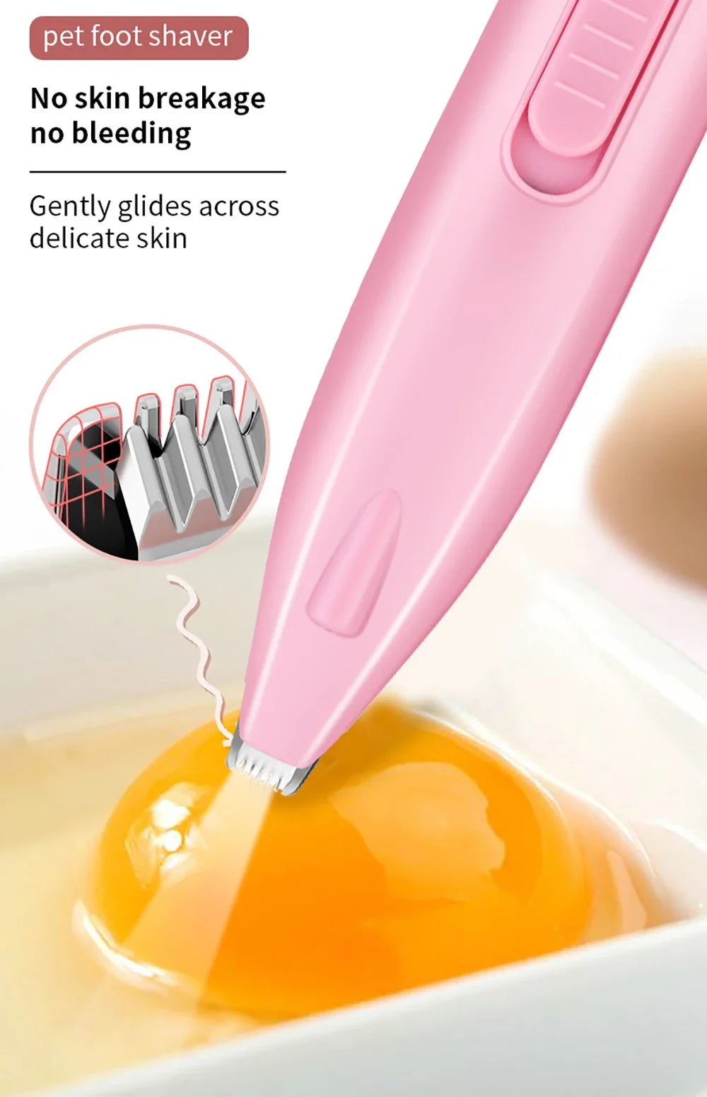 Dog Hair Trimmer Electric Dog Cutter Professional Pet Foot Hair Trimmer Professional Pet Nose/Ear/Paw Trimmer Accessories