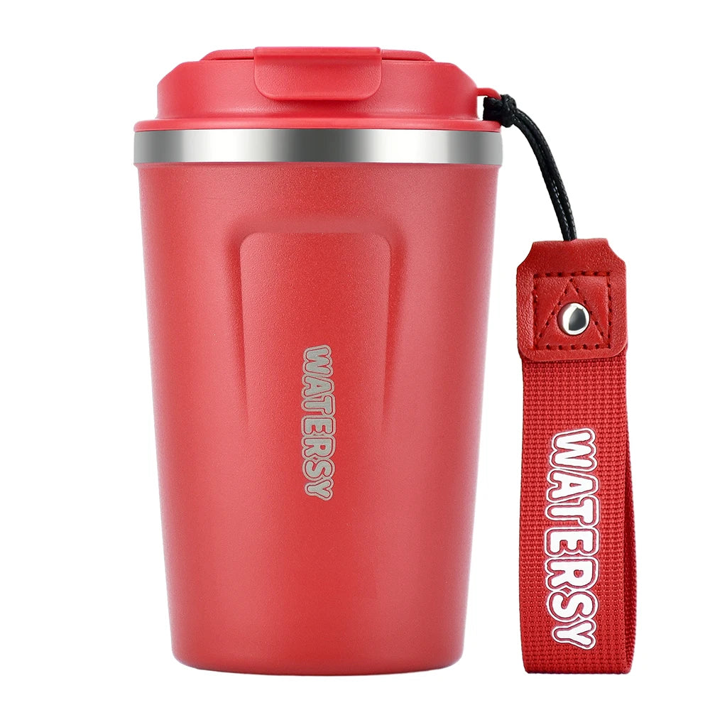 380ML Coffee Cup Stainless Steel Thermal Mug Double Wall Vacuum Insulated Water Bottle Office Home Portable Travel Car Mug