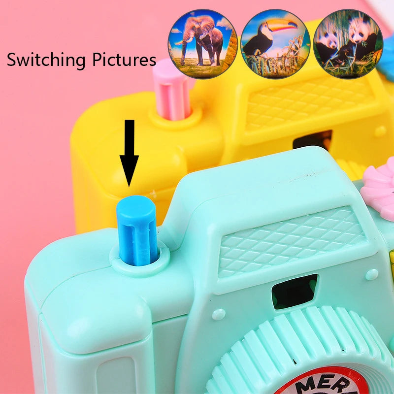 5pcs Mini Cartoon Animal Pattern Camera Toy Kids Birthday Party Favor Carnival Gift Boy Girl School Reward Goodie Filler