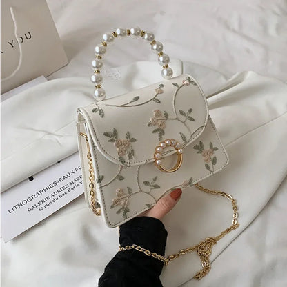 NEWEST Shell Beads Bags Fashion Sweet Bag Women's Handbags Lace Wedding Chic Lady Chain Women Shoulder Crossbody Bag