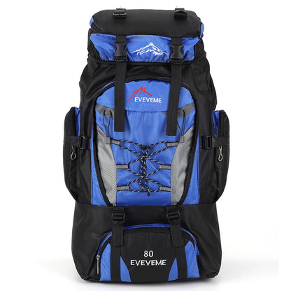80L Outdoor Mountaineering Backpack For Men And Women Cycling Backpack For Men Women Sports Backpack Leisure Travel Backpack