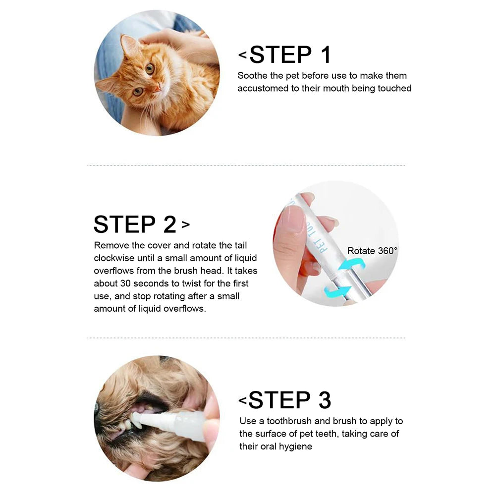 Pet Oral Repair Pen Pet Friendly Oral Care Pen For Dog Cat