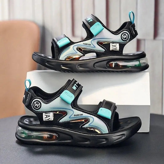2025 Fashion Kids Sandals Baby Shoes Boy Soft Sole Non-slip Boys Girls Sandals Toddler Children's Shoes Summer Beach 3-14Years