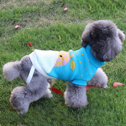 Christmas Cat Dog Sweater Pullover Winter Dog Clothes for Small Dogs Chihuahua Yorkies Puppy Jacket Pet Clothing ubranka dla psa
