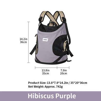 Pet Chest Backpack Front Carrying Tote Backpack Dogs and Cats Breathable Portable Outdoor Bag Shoulder Cat Bag
