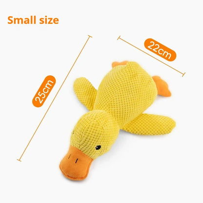 Dog toy plush companion sleeping duck bite resistant teeth grinding sound relief duck sound toy Wholesale and retail