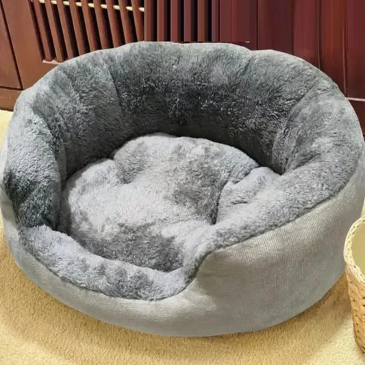 Soft Warm Dog Bed Pets Basket Cat House Sofa for Medium Large Dog Sofa Bed Cushion Dog Bed House Pet Supplies Accessories2025new