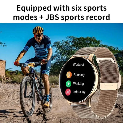 Lige 2024 For All Smartphone Connections Bluetooth Call Watches Men Smart Watch Women Men Waterproof Smartwatch AMOLED Screen