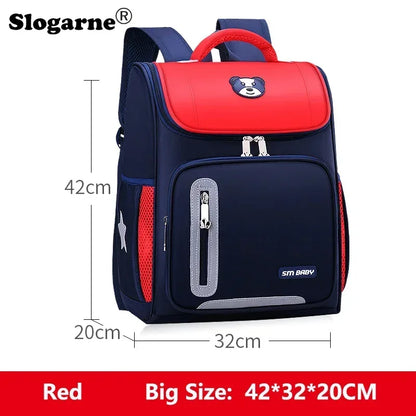 Students Simple Primary School Bags Boys 1-6 Grade Spine Protection Burden Reduction Schoolbag Girls Backpack Unisex Mochila Bag