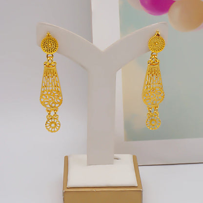 2023 Fine Jewelry Sets For Women Dubai Bridal Wedding Gifts Necklace Bracelet Earrings Ring Jewellery Set African Bead jewelry