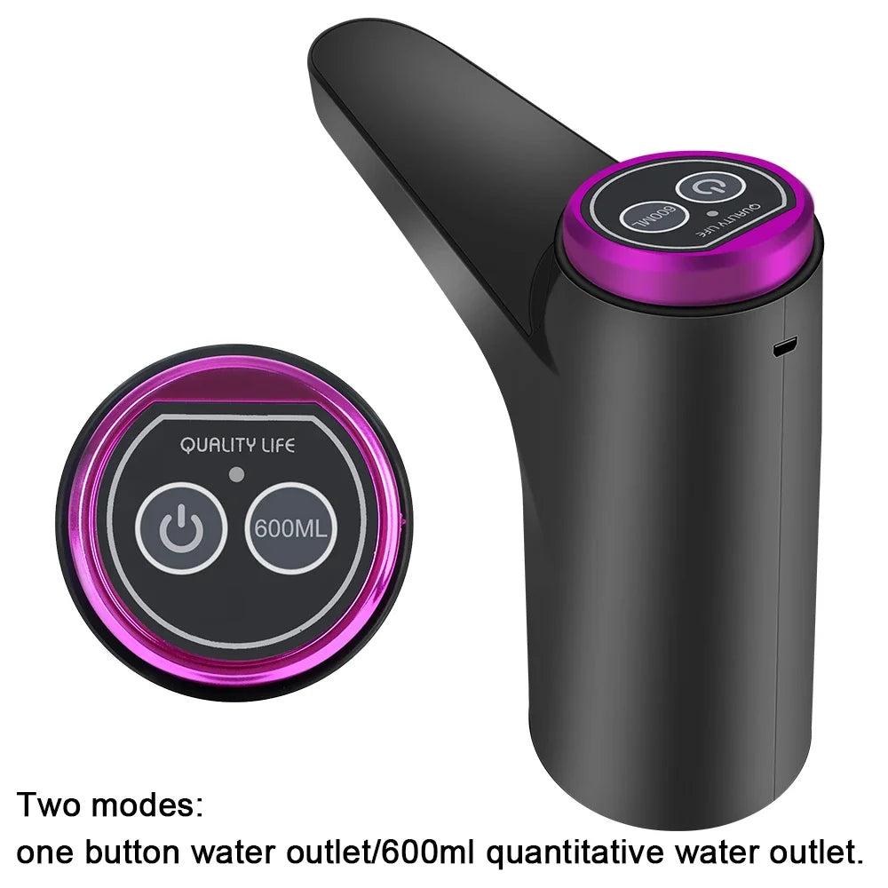 Automatic Electric Water Dispenser USB Barreled Water Pump Water bottle Gallon Drinking Bottle Switch Water Treatment Appliances