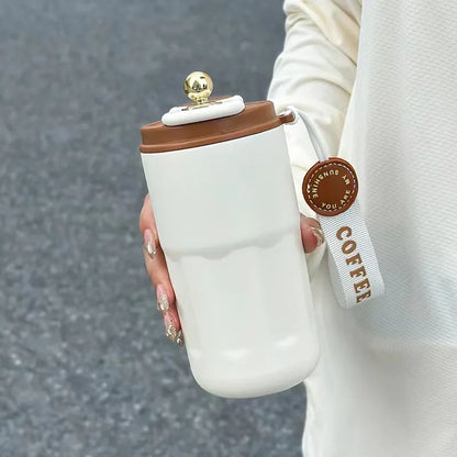 450ml Smart Coffee Cup with Led Temperature Display 316 Stainless Steel Thermos Bottle for Coffee Portable Vacuum Mug for Gift