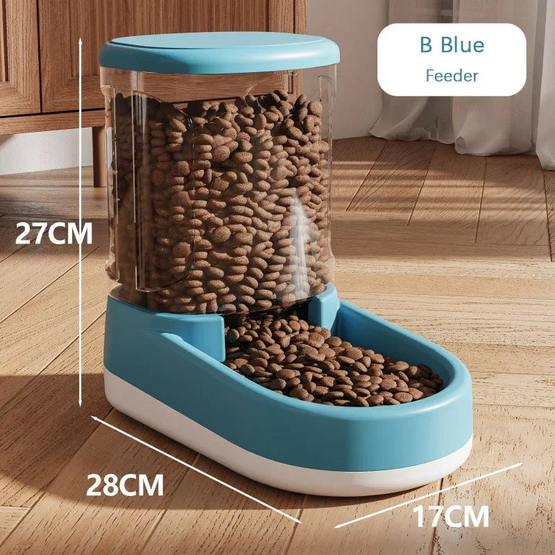 & Dog Cat Automatic Gravity Pet Feeder Large capacity Drinking Water Device Dog Cat Food Save effort Pet Drinking Accessory