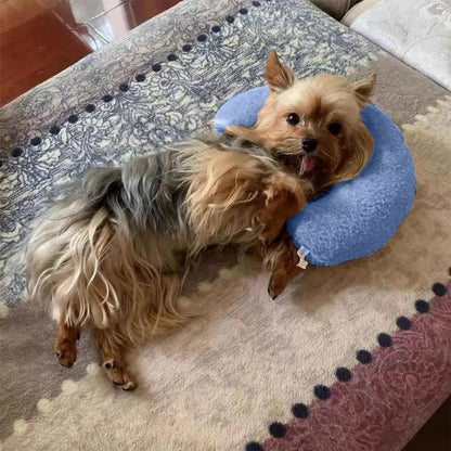 U-Shaped Pillow For Pet Comfortable U-Shaped Pet Neck Pillow For Sleep Pet Supplies For Cats Kittens Puppies Small Medium And