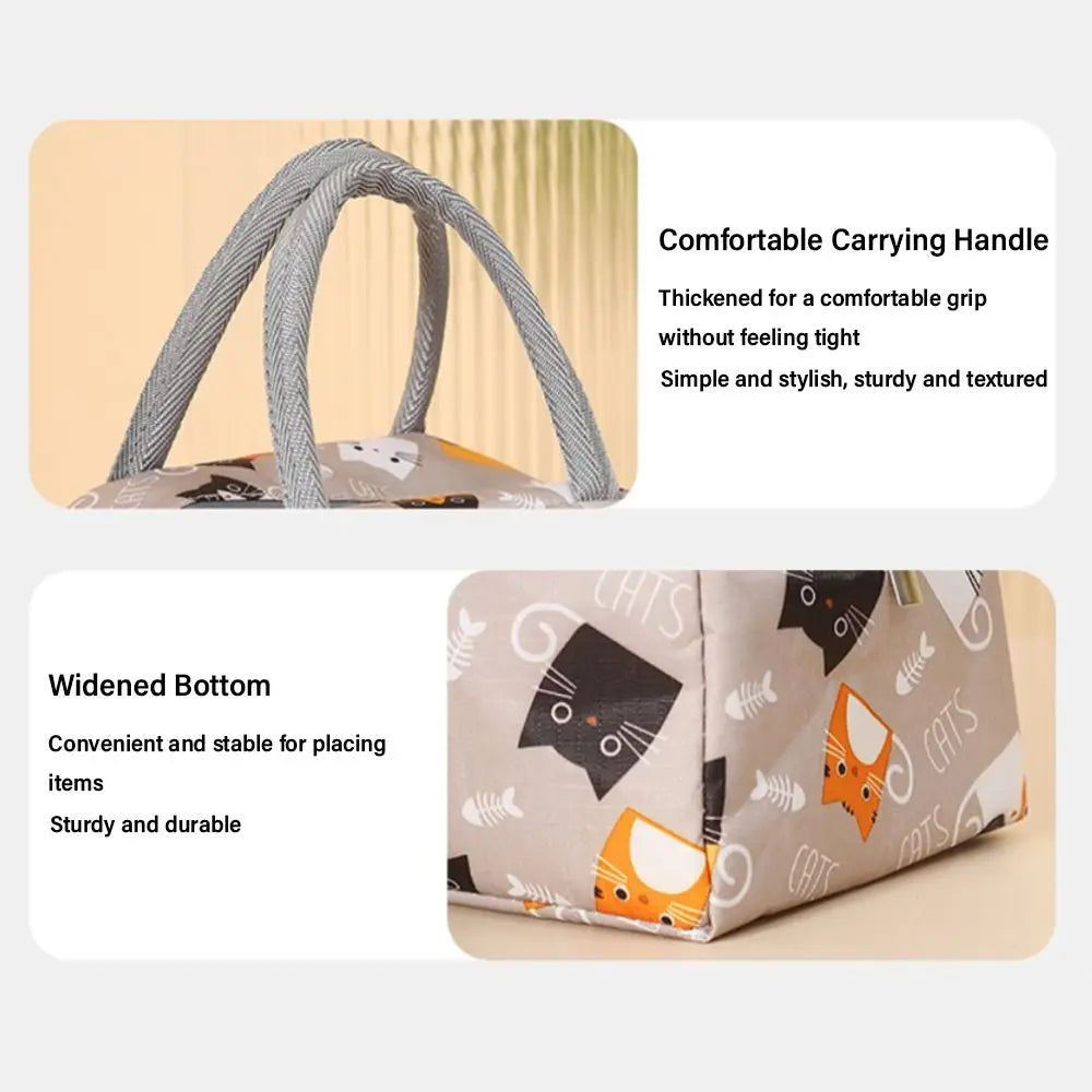 Reusable Lunch Bag for Women Large Capacity Small Insulated Cooler Lunch Container Leakproof Lunch Tote Bags