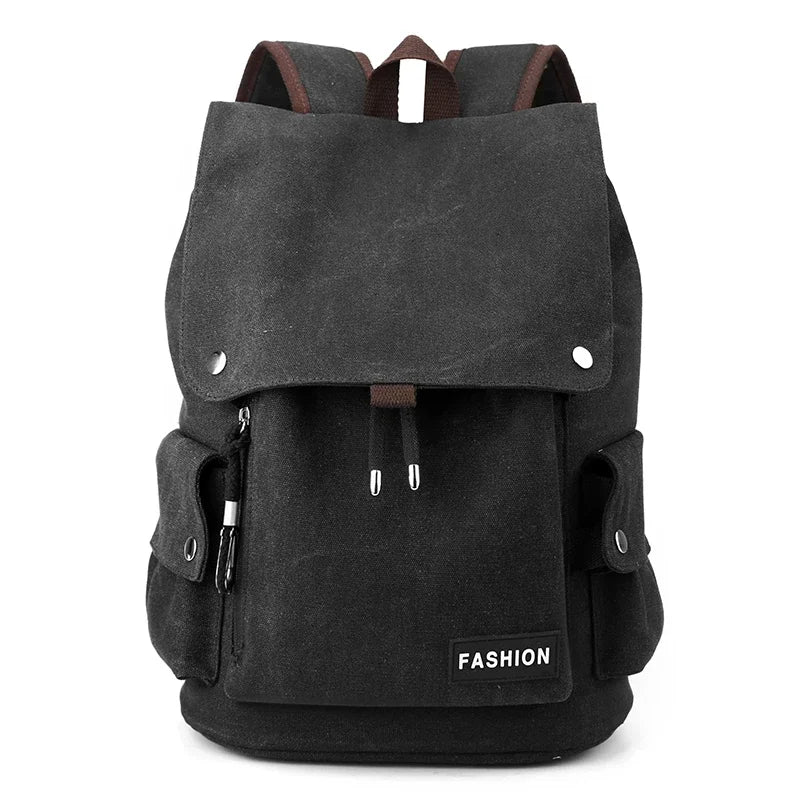 2025 New Style Men Climbing Hiking Backpacks Travel Leisure Students Bags Big Schoolbags Fashion Large Pockets Multi-Zipper