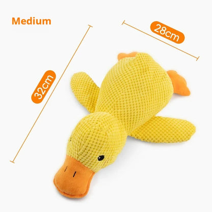 Dog toy plush companion sleeping duck bite resistant teeth grinding sound relief duck sound toy Wholesale and retail