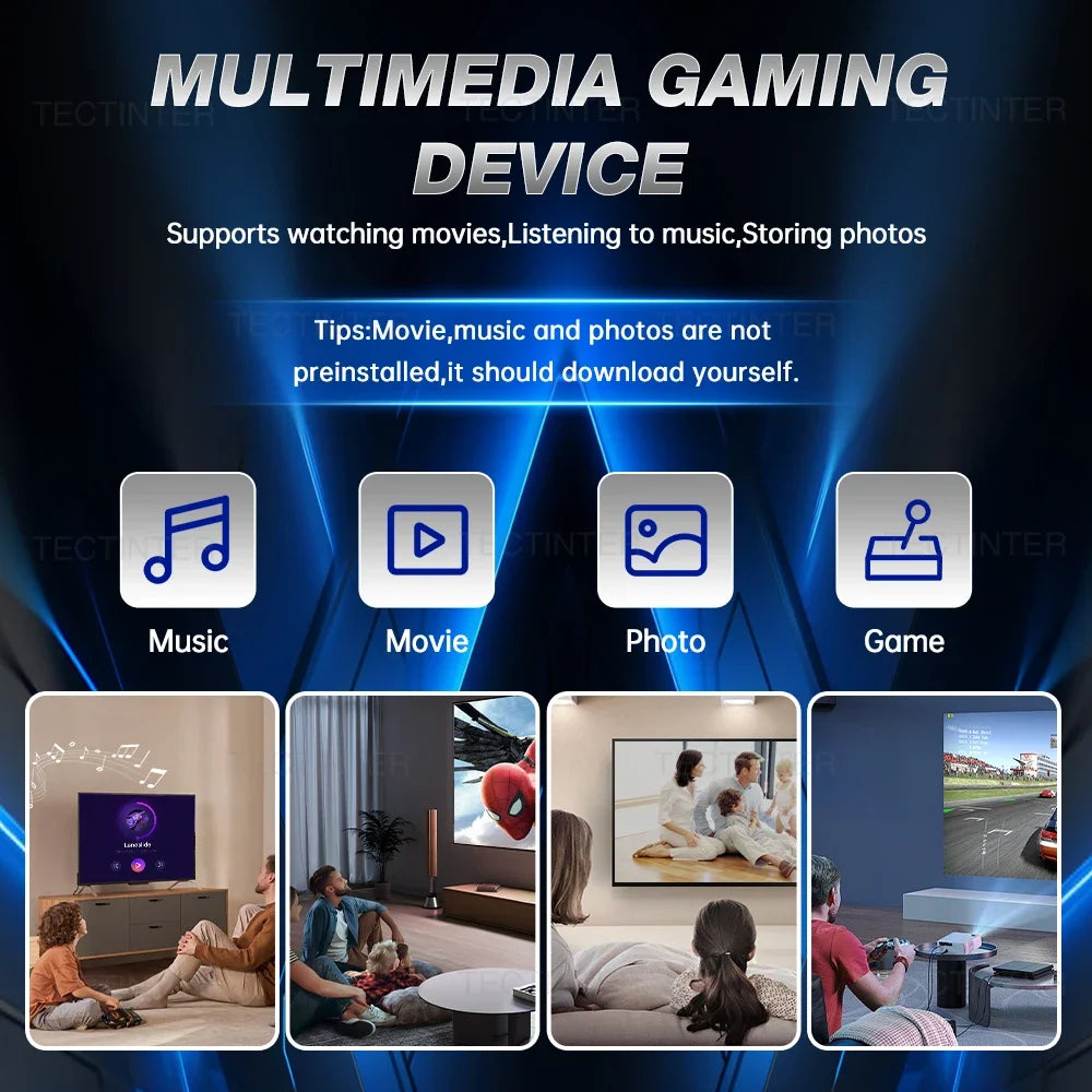 M8 4K Video Game Console Built-in 20000 Games Wireless Controller Gamepad Retro Handheld Game Player For PS1 Dropshipping