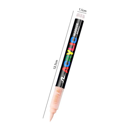 One direct liquid acrylic marker paint brush pen painting stone ceramic glass wood canvas making drawing graffiti coloring pen