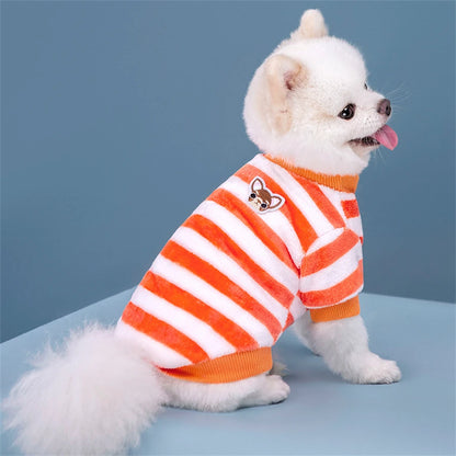 Winter Soft Dogs Coat, Warm Fleece Puppy Clothes For Small Dogs Pullover Sweater Sweatshirt Pet Costumes Christmas Gift