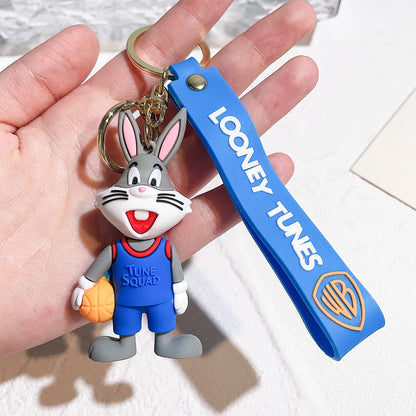 Animal Bunny Bunny Basketball Wholesale Pendant Anime Keychain Cartoon Pendant Jewelry Keychain Doll Couple Doll