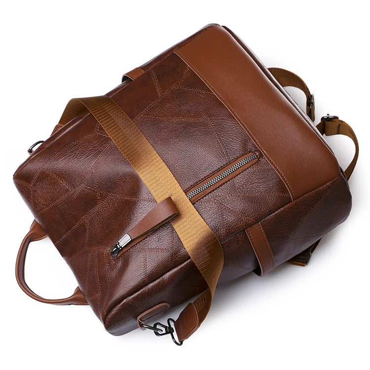 Women's fashionable backpack, shoulder bag, travel multifunctional bag, handbag, handbag, suitable for different scenarios
