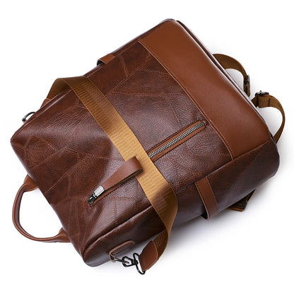 Women's fashionable backpack, shoulder bag, travel multifunctional bag, handbag, handbag, suitable for different scenarios