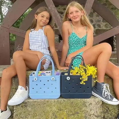 Bogg Bag Mini Childs Beach Rubber Tote Bags XL L M Size EVA Waterproof Summer Storage Basket Women Shopping Bag Kid Beach Bag