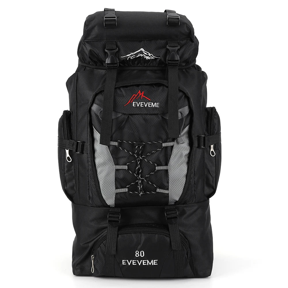 80L Outdoor Mountaineering Backpack For Men And Women Cycling Backpack For Men Women Sports Backpack Leisure Travel Backpack