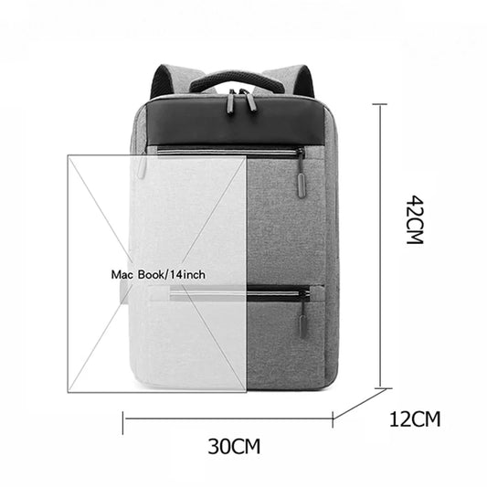 Business Laptop Backpack, Large Capacity Travel Bag with Adjustable Shoulder Straps for School, Outdoor, Travel Use
