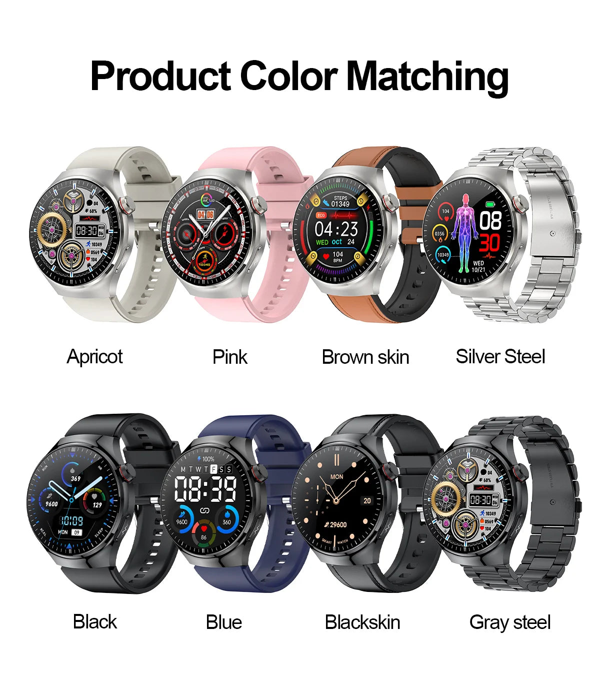 2025 For HUAWEI Precise ECG+PPG Uric acid HD Smart Watch Men Blood lipids Heart Rate Blood pressure Sport Call Health Smartwatch
